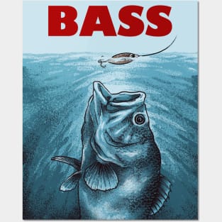 Fishing bass Posters and Art